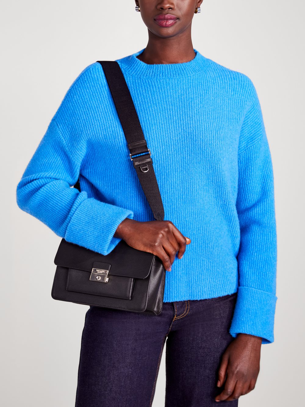 Women's black voyage medium shoulder bag | Kate Spade