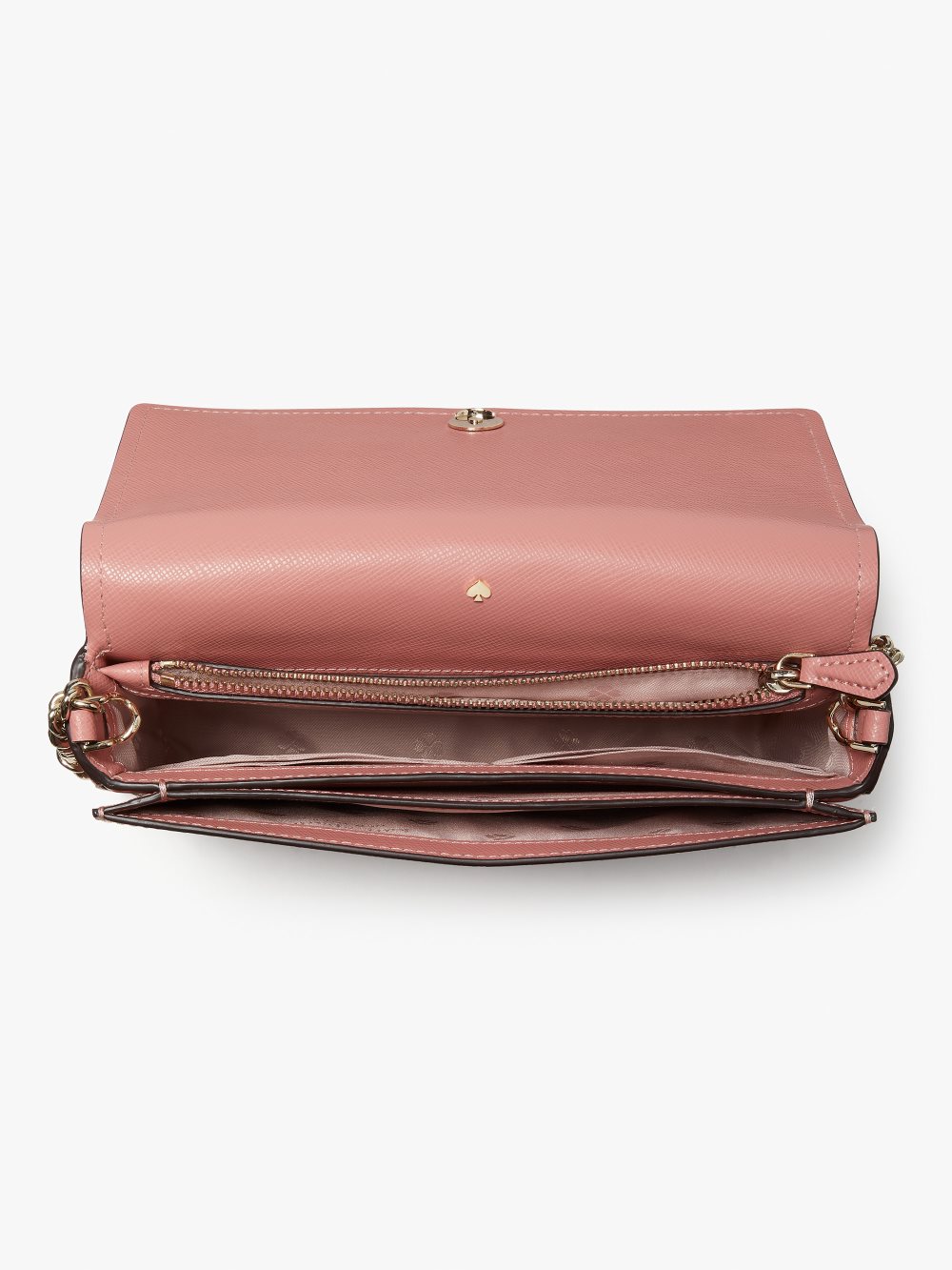 Women's serene pink spencer flap chain wallet | Kate Spade