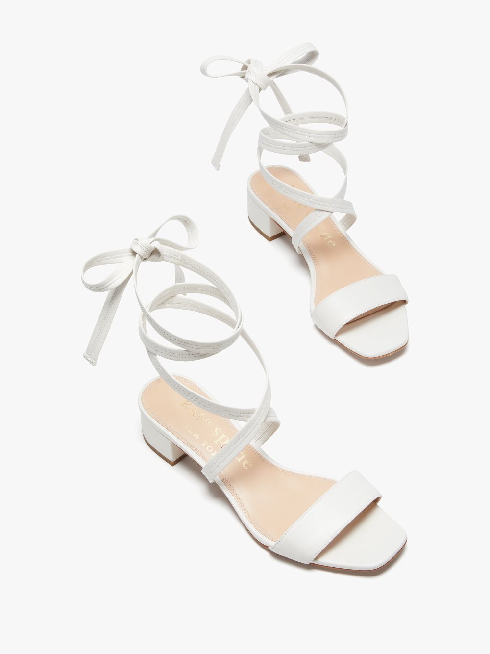 Women's optic white aphrodite sandals | Kate Spade