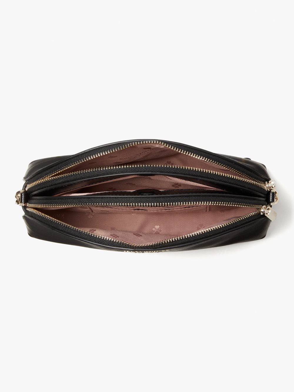 Women's black spencer double-zip dome crossbody | Kate Spade