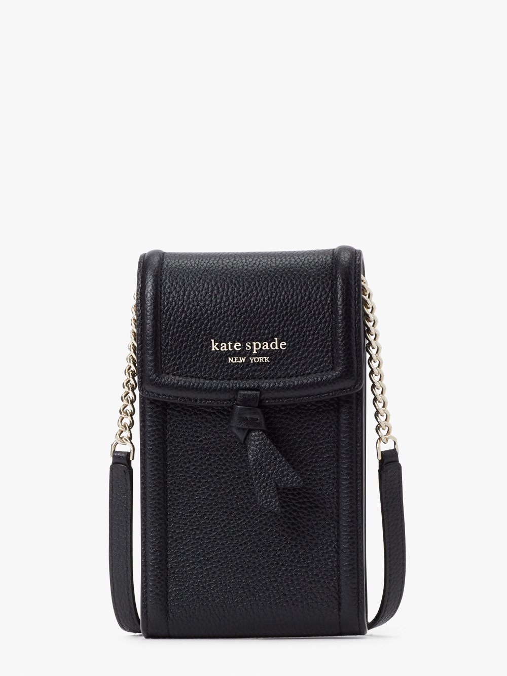 Women's black knott north south phone crossbody | Kate Spade
