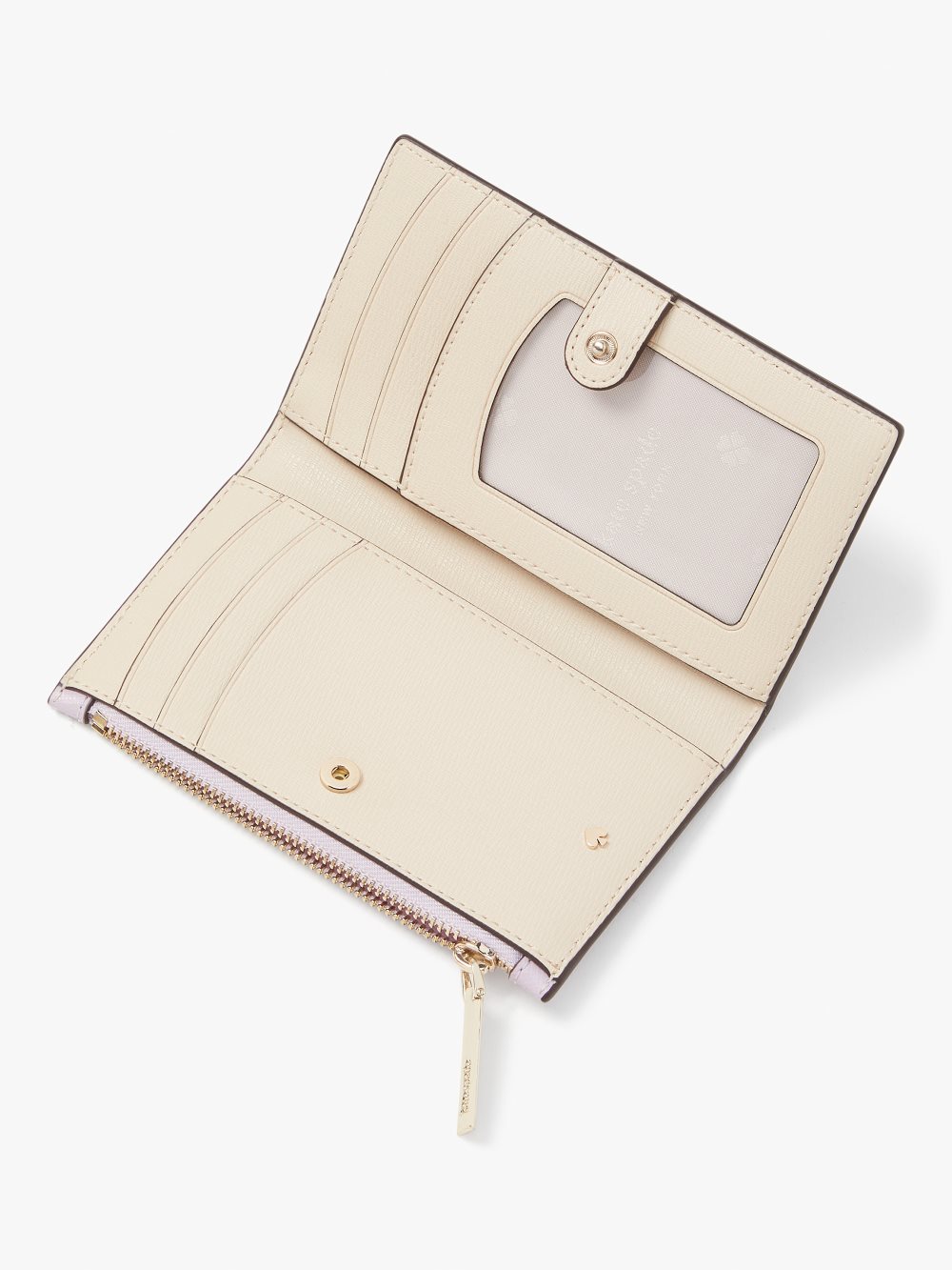 Women's violet mist spencer small slim bifold wallet | Kate Spade